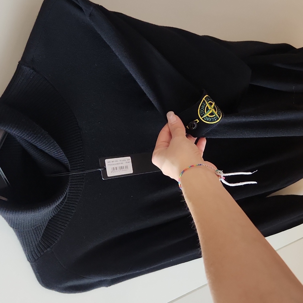 High neck stone island sweater